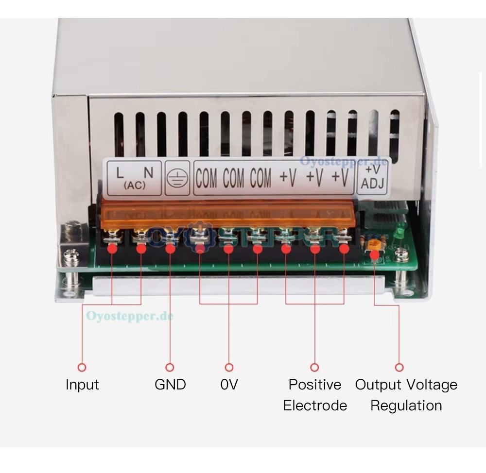 MEAN WELL S-800 CNC Schaltnetzteil 800W mit Einzelausgang 48/70/90/100/110/130V